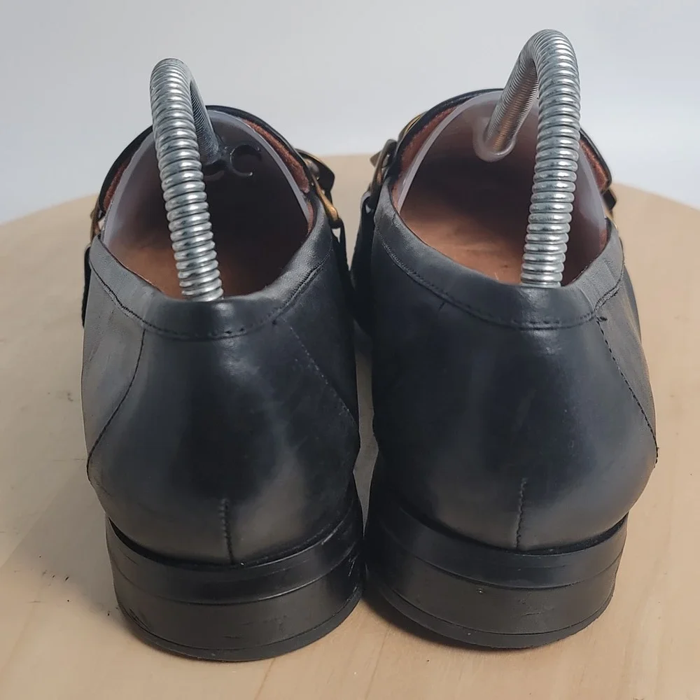 Vionic Women's Leather Chain Loafers Mizelle Black Size 8